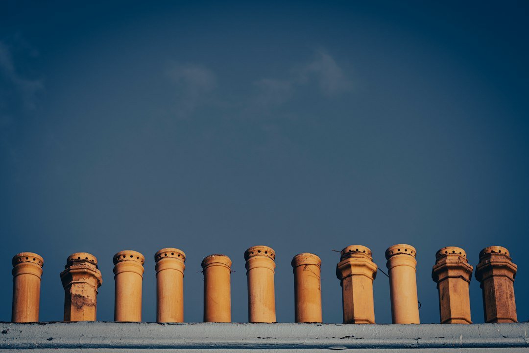 hero-01 A line up of chimneys on the harborside in Portpatrick